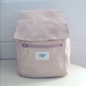 Uggs Light pink Mini Suede backpack